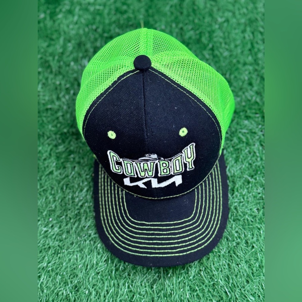 Black and Green‎ Mesh Cap